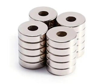 Nam châm lỗ chìm đĩa Neodymium, Lớp phủ NiCuNi N52 Vòng từ tính Neo