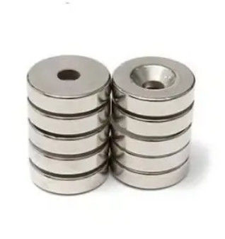 Nam châm vĩnh cửu NdFeB vuông Nam châm Neodymium có lỗ chìm